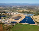 Vue aérienne de l'installation nucléaire de base du site Orano Malvési, à Narbonne.