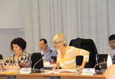 Hélène Sandragné, présidente du Département de l'Aude