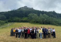 Les membres du comité de bien  de la candidature des forteresses royales du languedoc au patrimoine mondial de l'Unesco se sont retrouvés à Montségur pour la réunion de l'année 2025.