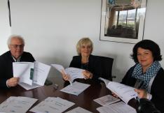 Jacques Galantus, Hélène Sandragné, et Valérie Dumontet.