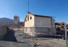 INCENDIE DU CENTRE ROUTIER D'ESPEZEL