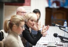 présentation par Hélène Sandragné des projets de résidences autonomies dans l'Aude