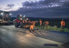 Chantier routier nocturne sur la RD 6009 0 Sigean