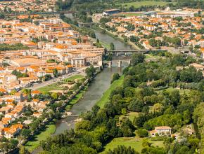 vue aerienne d'une ville