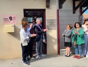 L'inauguration s'est faite en présence de la directrice de la MJC, du maire de Montredon, des élus du canton Magali Vernes et Francis Morlon et de la vice-présidente du Département Valérie Dumontet.