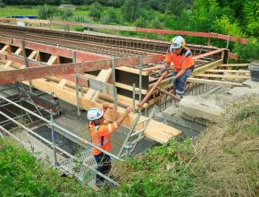 Reconstruction du pont de Verzeille.
