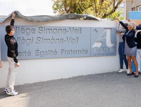 Le collège de Grazailles rebaptisé Simone-Veil  (septembre)