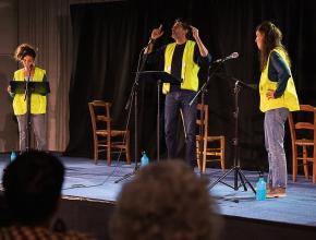 spectacle cahiers de doléances dans l'Aude