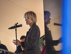 Hélène Sandragné, présidente du Département de l'Aude.