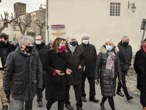 Les élus ont fait le tour de la commune de Villegailhenc