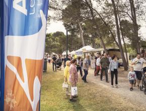 Les visiteurs présents pour Prom'Aude 2022 à Lézignan-Corbières.