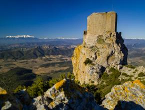 Château de Quéribus, dans l'Aude.