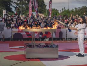 La flamme olympique brille dans l'Aude