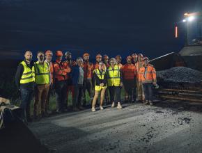 Chantier routier nocturne sur la RD 6009 0 Sigean