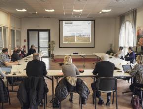 Visite d'Hélène Sandragné au domaine de Cazes