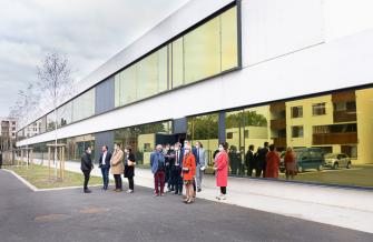 Le collège des Fontanilles à Castelnaudary, présenté au public.