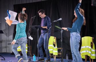 spectacle cahiers de doléances dans l'Aude