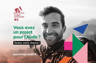 Visuel du bduget participatif 2 du Département de l'Aude