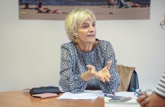 Hélène Sandragné, présidente du conseil départemental de l'Aude