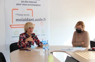 conférence de presse lancement du site moiaidant.aude.fr