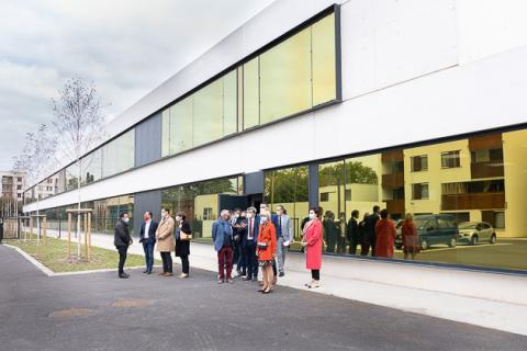 Le collège des Fontanilles à Castelnaudary, présenté au public.