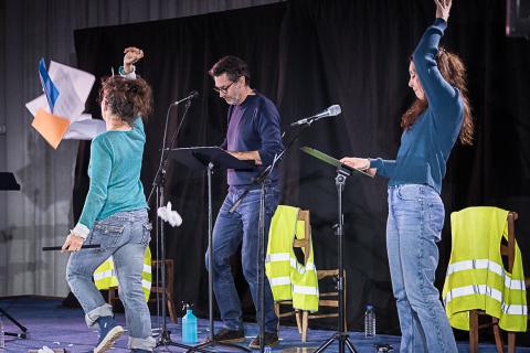 spectacle cahiers de doléances dans l'Aude