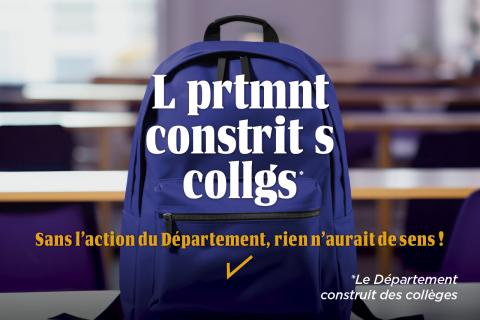 Visuel collèges de la campagne institutionnelle 2025 du département de l'Aude