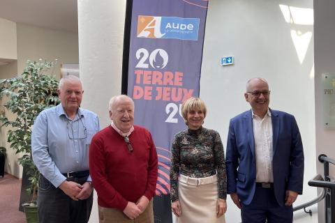 Signature entre le Département et le CDOS pour Terre de jeux 2024