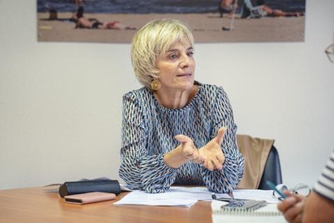 Hélène Sandragné, présidente du conseil départemental de l'Aude