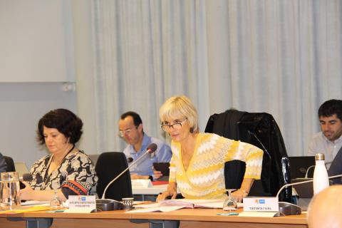 Hélène Sandragné, présidente du Département de l'Aude