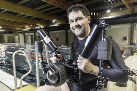 Laurent Maignot, champion du monde vidéo sous-marine