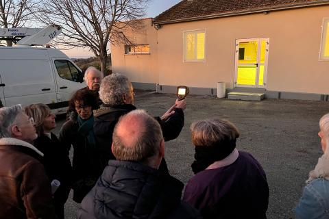 Le 3 février, soirée thermographie à Tréziers.