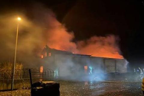 incendie centre routier espezel