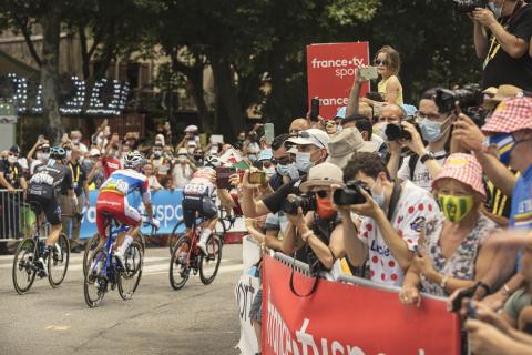 PASSAGE DU TOUR DE FRANCE 2021 A CARCASSONNE