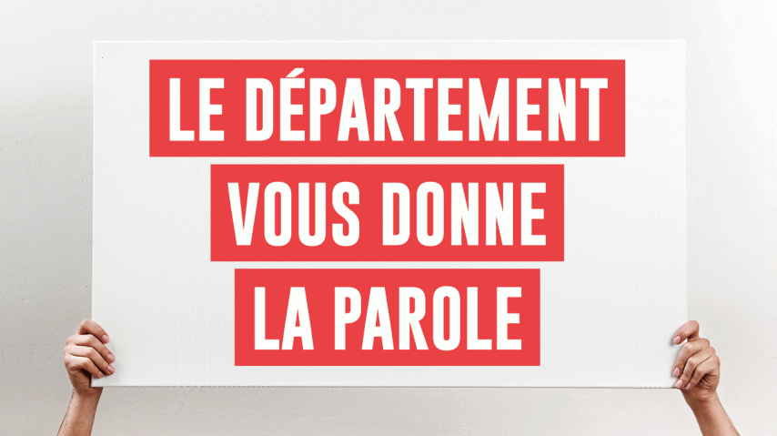 PANCARTE DEMAIN EST A NOUS CONSULTATION CITOYENNE