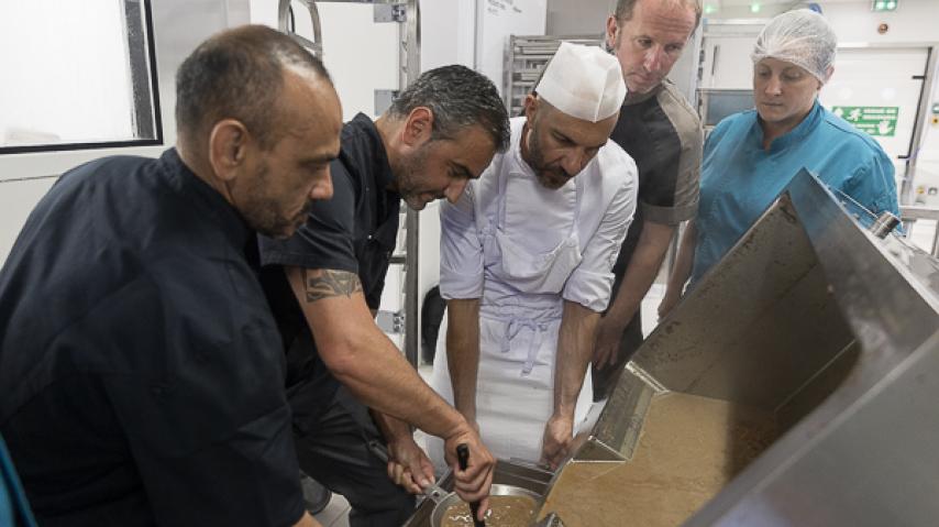 masterclass cuisson basse température pour les cuisiniers scolaires de l'Aude