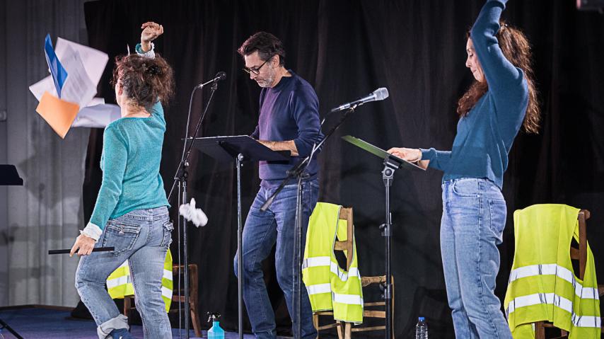 spectacle cahiers de doléances dans l'Aude