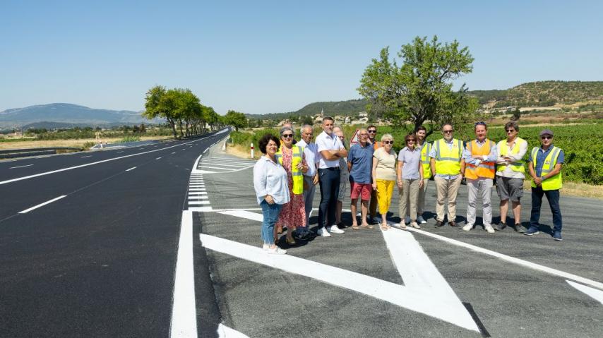Inauguration du chantier conilhac lézignan