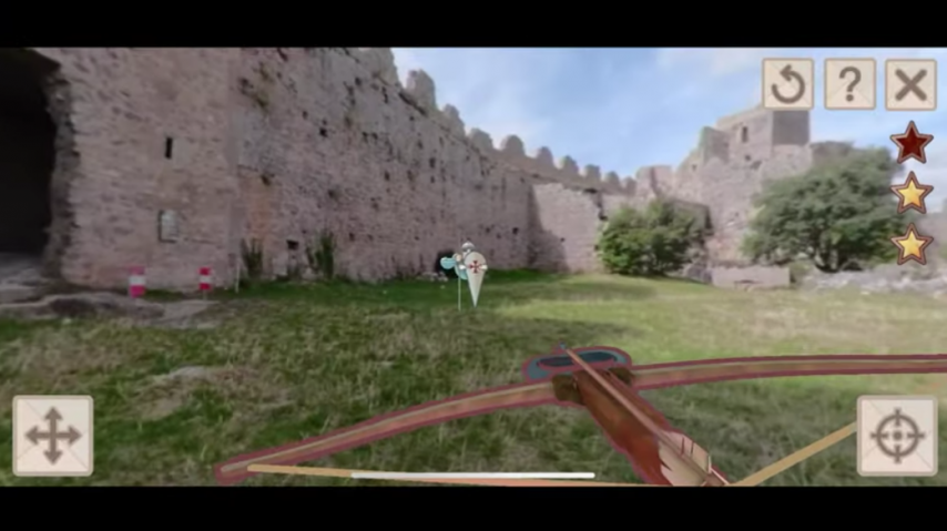 VUE DE L'APPLI CASTRUM LE JEU