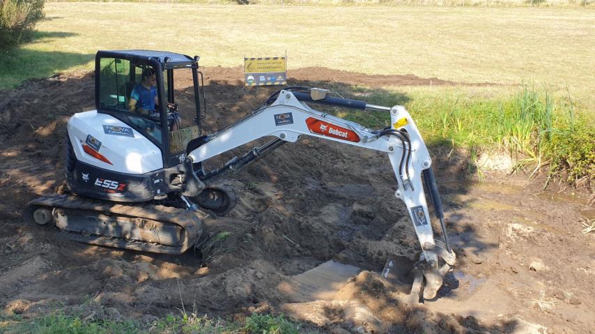 Restauration d'une mare - Villemagne