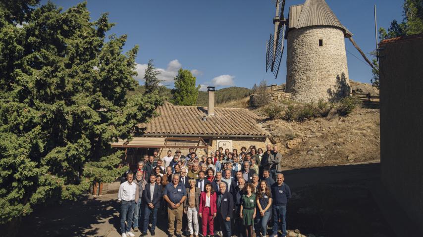 Le comité de bien de la candidature Unesco s'est retrouvé au pied du moulin de Cucugnan pour une ultime réunion avant la présentation du dossier en janvier 2025.