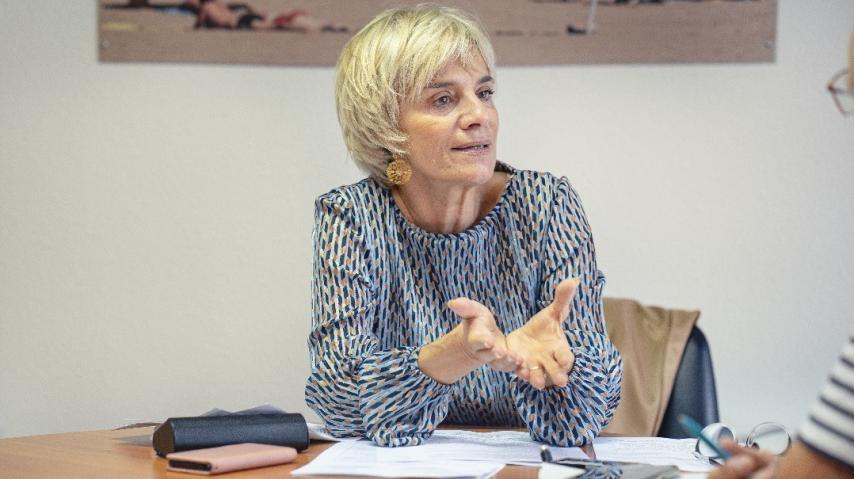 Hélène Sandragné, présidente du conseil départemental de l'Aude