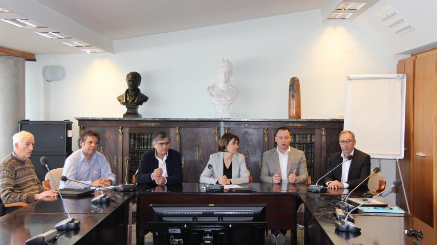 Les membres du bureau de l'agence départementale d'information sur le logement de l'Aude.