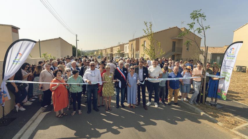 Inauguration du 7000e logement d'Habitat audois