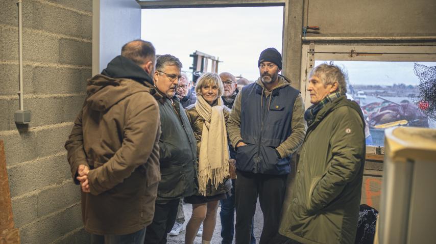 inauguration du quai de pêche à Gruissan
