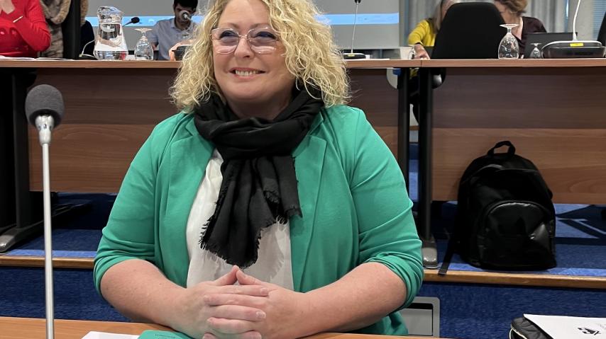 Muriel Cherrier, vice-présidente déléguée à l'insertion sociale et professionnelle