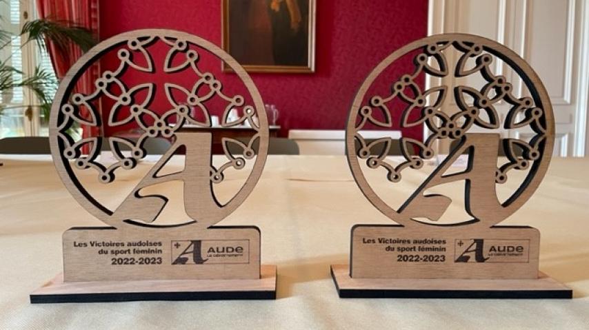 trophée des Victoires audoises du sport féminim 2023
