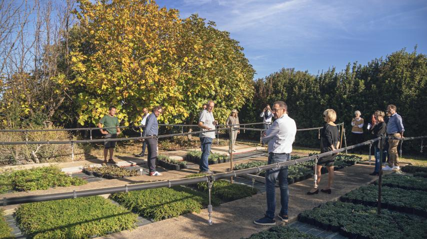 Visite pépinière départementale Lézignan
