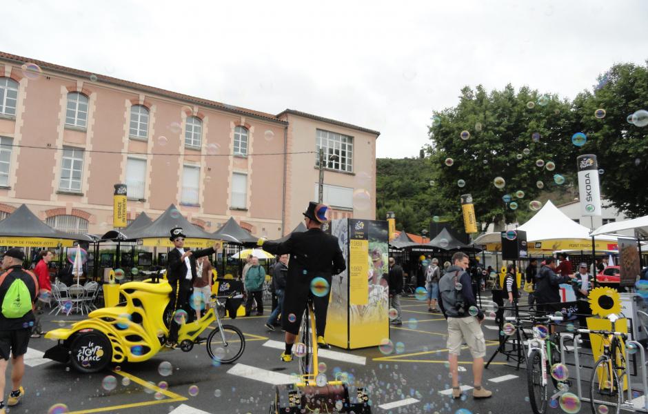 Photo souvenir Tour de France 2011 dans l'Aude