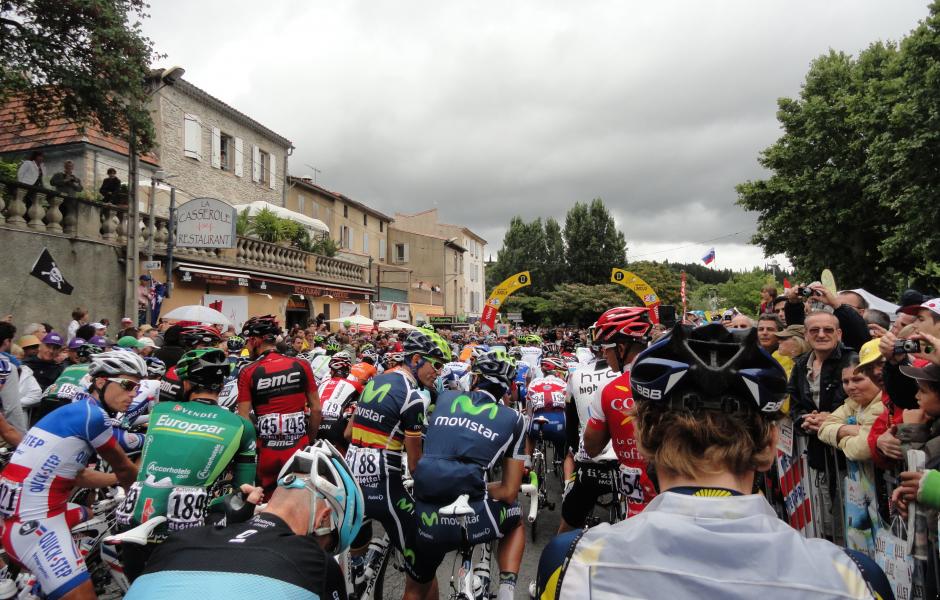 Photo souvenir Tour de France 2011 dans l'Aude